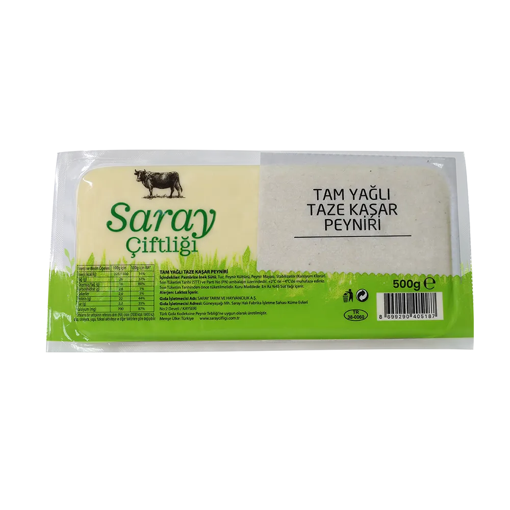 Tam Yağlı Taze Kaşar 500g